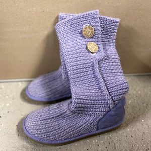 Lilac Knitted UGG